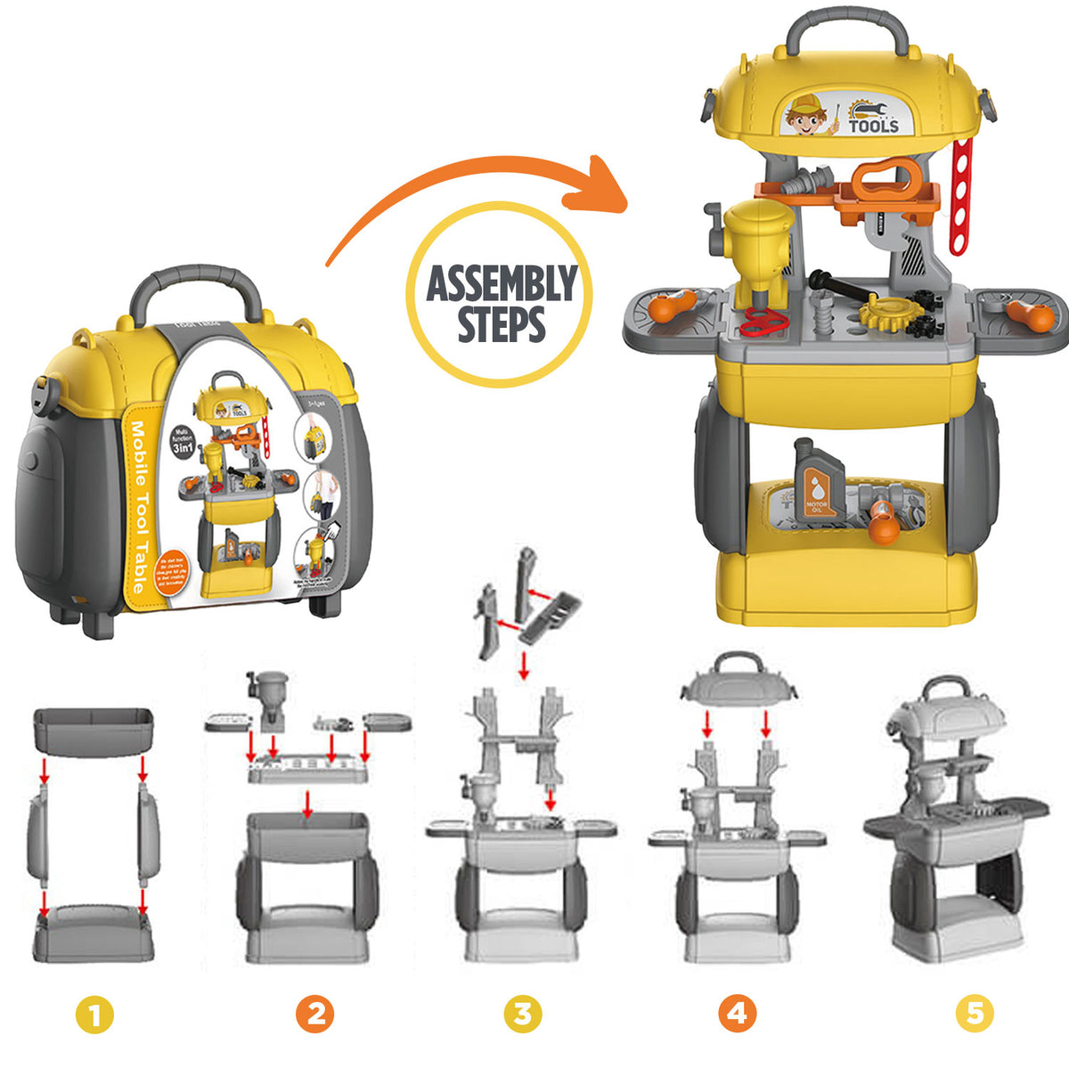 Tool Bag Toy Set