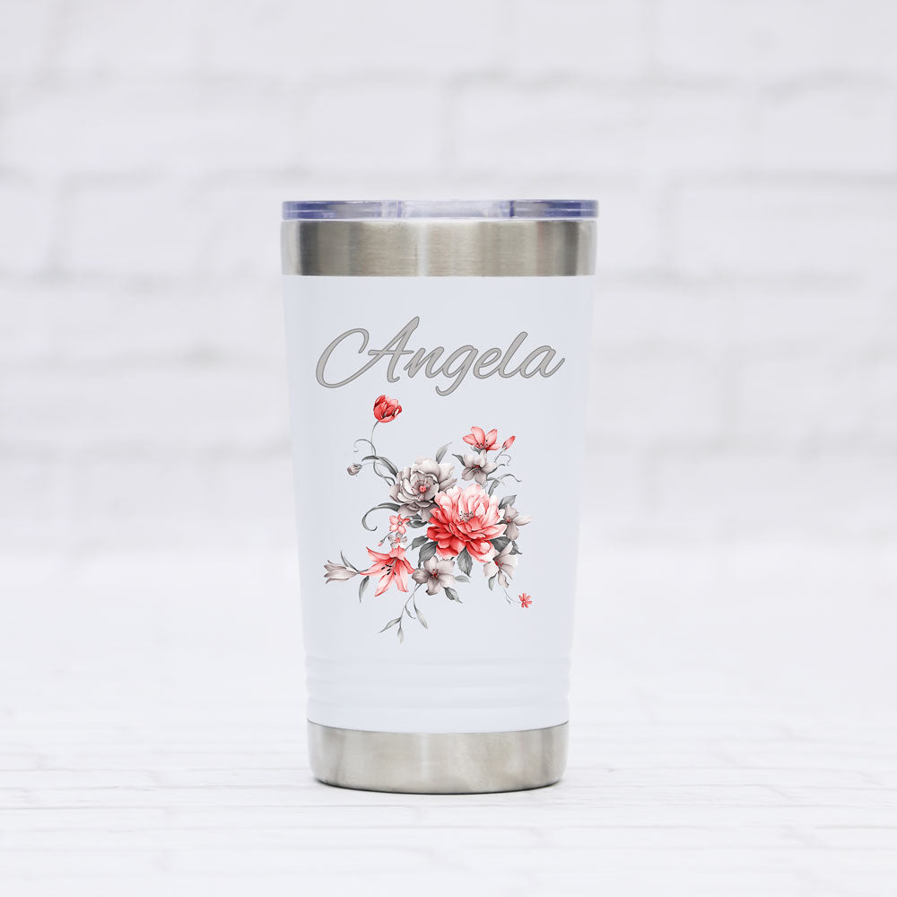 Personalized Tumbler 16oz Stainless Steel Mug Cup with Custom Name