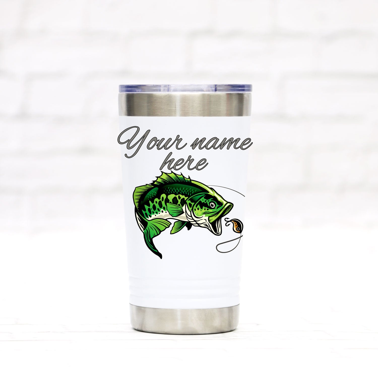 Personalized Tumbler 16oz Stainless Steel Mug Cup with Custom Name
