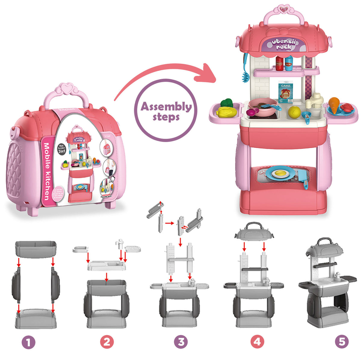 Kitchen Bag Toy Set