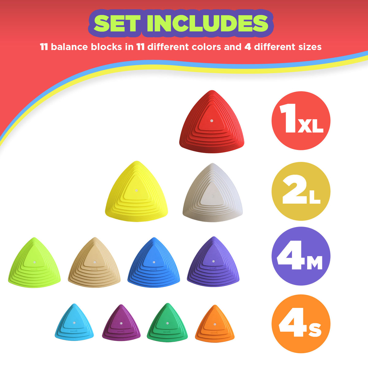 Stepping Stones for Kids - 11pcs with 24 pcs Fishing Rod Set Bundle